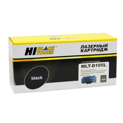 Картридж Hi-Black [MLT-D105L] для Samsung ML-1910 | 1915 | 2525 | 2525W | 2580N | SCX4600, 2,5K | [качественный дубликат]