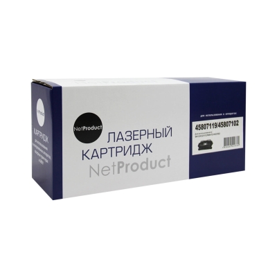 Тонер картридж NetProduct [45807119 | 45807102] для OKI B412 | 432 | 512 | MB472 | 492 | 562, 3K | [качественный дубликат]