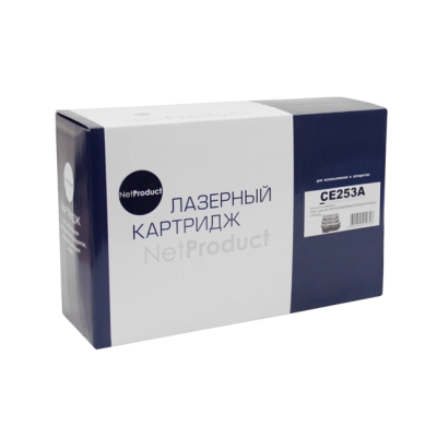 Картридж NetProduct [CE253A] для HP CLJ CP3525 | CM3530, Восстановленный, M, 7K | [качественный дубликат]