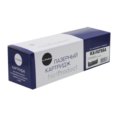 Тонер картридж NetProduct [KX-FAT88A] для Panasonic KX-FL401 | 402 | 403 | FLC411 | 412 | 413, 2K | [качественный дубликат]