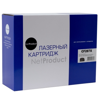 Картридж NetProduct [CF287X] для HP LJ M501dn | M506dn | M506x | M527dn | M527f | M527c, 18K | [качественный дубликат]