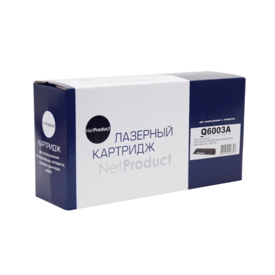 Картридж NetProduct [Q6003A] для HP CLJ 1600 | 2600 | 2605, Восстановленный, M, 2K | [качественный дубликат]