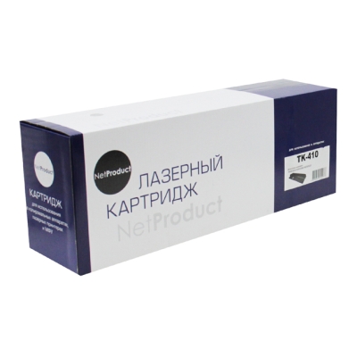 Тонер картридж NetProduct [TK-410] для Kyocera KM-1620 | 1635 | 1650 | 2020 | 2035 | 2050, 15K | [качественный дубликат]