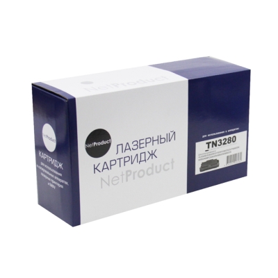 Тонер картридж NetProduct [TN 3280] для Brother HL-5340 | 5350 | 5370 | 5380 | DCP-8070D, 8K | [качественный дубликат]