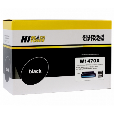 Картридж Hi-Black [W1470X] для HP LaserJet Enterprise M610dn | 611dn | 612dn | MFP M634 | 635, 25,2K | [качественный дубликат]