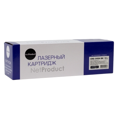 Картридж NetProduct [№045H BK] для Canon LBP-611 | 613 | MF631 | 633 | 635, Bk, 2,8K | [качественный дубликат]