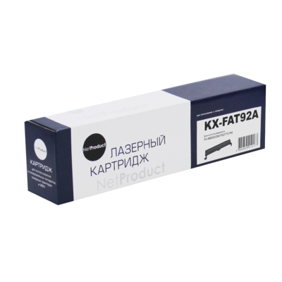 Тонер картридж NetProduct [KX-FAT92A] для Panasonic KX-MB263 | 283 | 763 | 773 | 783, 2K | [качественный дубликат]