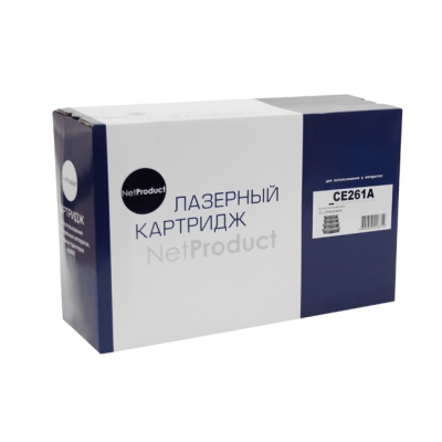 Картридж NetProduct [CE261A] для HP CLJ CP4025 | 4525, Восстановленный, C, 11K | [качественный дубликат]