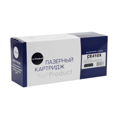 Картридж NetProduct [CE410X] для HP CLJ Pro300 Color M351 | M375 | Pro400 Color | M451, Bk, 4K | [качественный дубликат]