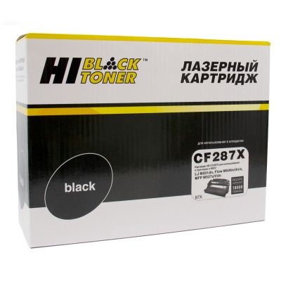 Картридж Hi-Black [CF287X] для HP LJ M501dn | M506dn | M506x | M527dn | M527f | M527c, 18K | [качественный дубликат]