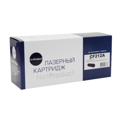 Картридж NetProduct [CF212A] для HP CLJ Pro 200 M251 | MFPM276, №131A, Y, 1,8K | [качественный дубликат]