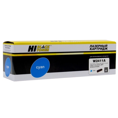 Картридж Hi-Black [W2411A] для HP CLJ Pro M155a | MFP M182n | M183fw, C, 0,85K | [качественный дубликат]