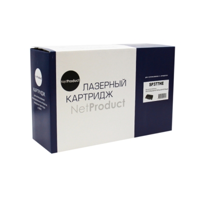 Картридж NetProduct [SP377HE] для Ricoh Aficio SP377DNwX | SP377SFNwX | SP377SNwX, 6,4K | [качественный дубликат]