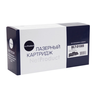 Картридж NetProduct [MLT-D108S] для Samsung ML-1640 | 1641 | 2240 | 2241, 1,5K | [качественный дубликат]