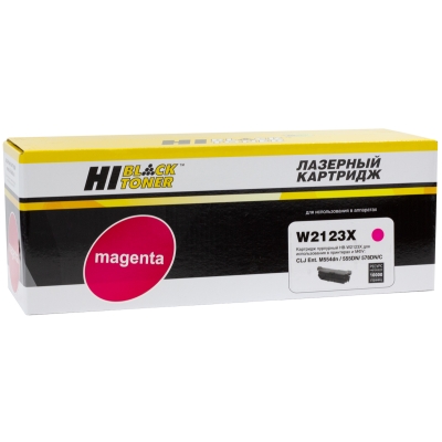 Картридж Hi-Black [W2123X] для HP CLJ Enterprise M554dn | 555DN | 555x | 578f | 578DN, M, 10K, б | ч | [качественный дубликат]