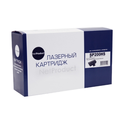 Картридж NetProduct [SP200HS] для Ricoh Aficio SP200N | SP202SN | SP203SFN, 2,6K | [качественный дубликат]