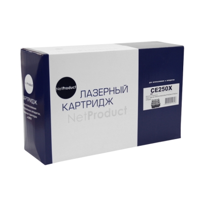 Картридж NetProduct [CE250X] для HP CLJ CP3525 | CM3530, Восстановленный, Bk, 10,5K | [качественный дубликат]