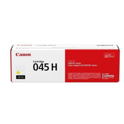 Тонер картридж 045H Y Canon LBP610, Color iC MF630C, 2.2К | [оригинал] жёлтый 1243C002