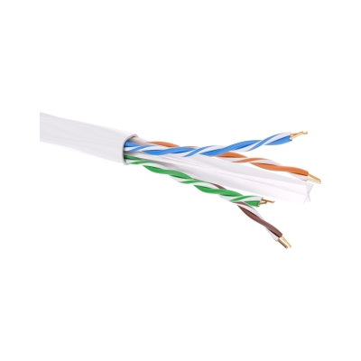 Кабель витая пара DKC RN6UUK01WH кат. 6 U/UTP нг(А)-HF