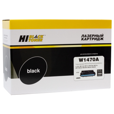 Картридж Hi-Black [W1470A] для HP LJ Enterprise M610dn | 611dn | 612dn | MFP M634 | 635, 10,5K, б | ч | [качественный дубликат]