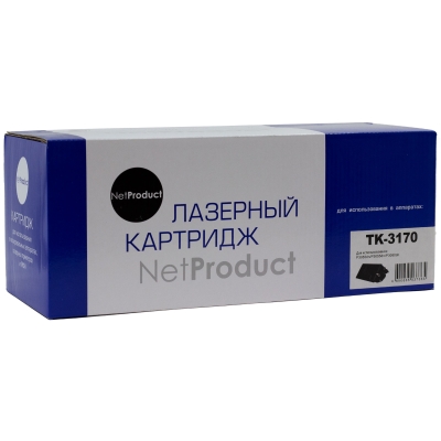 Тонер картридж NetProduct [TK-3170] для Kyocera P3050dn | P3055dn | P3060dn, 15,5K, с | ч | [качественный дубликат]