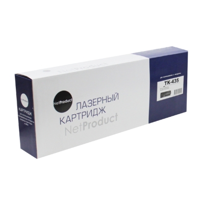 Тонер картридж NetProduct [TK-435] для Kyocera TASKalfa180 | 181 | 220 | 221, 15K | [качественный дубликат]