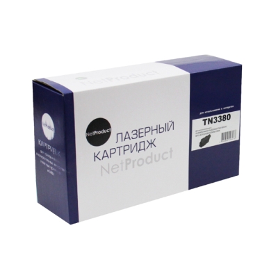 Тонер картридж NetProduct [TN 3380] для Brother HL-5440D | 5450DN | DCP-8150DN, 8K | [качественный дубликат]