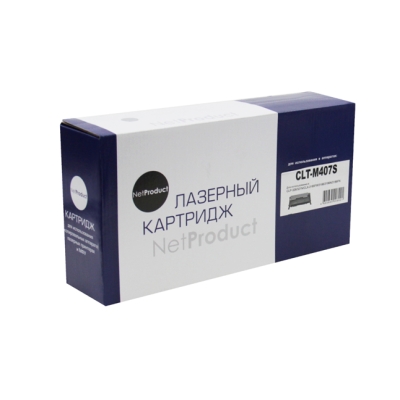 Тонер картридж NetProduct [CLT-M407S] для Samsung CLP-320 | 320n | 325 | CLX-3185, M, 1K | [качественный дубликат]