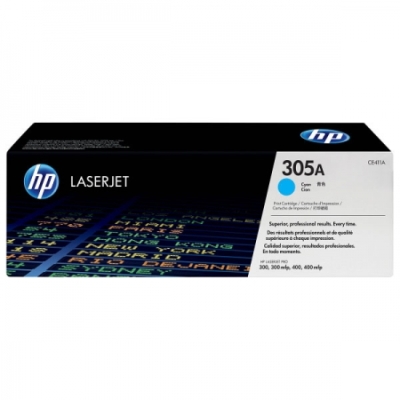 Картридж HP CE411A [305A] Cyan оригинал | [качественный дубликат]