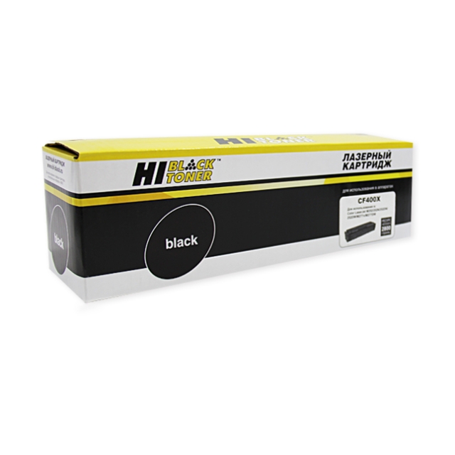 Картридж Hi-Black [CF400X] для HP CLJ M252 | 252N | 252DN | 252DW | 277n | 277DW, №201X, Bk, 2,8K | [качественный дубликат]