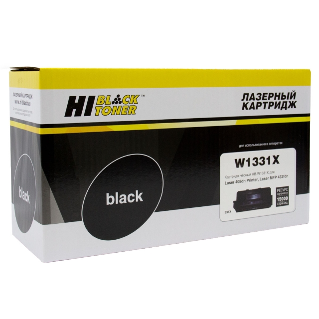 Тонер картридж Hi-Black [W1331X] для HP Laser 408 | 432, 15K | [качественный дубликат]