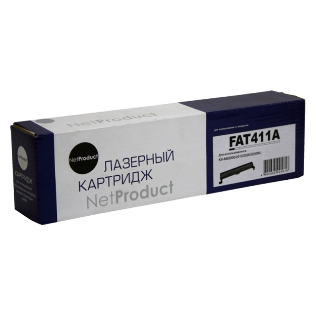 Тонер картридж NetProduct [KX-FAT411A] для Panasonic KX-MB1900 | 2000 | 2020 | 2030 | 2051, 2K | [качественный дубликат]