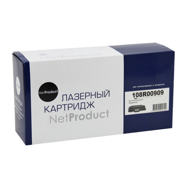 Картридж NetProduct [108R00909] для Xerox Phaser 3140 | 3155 | 3160, 2,5K | [качественный дубликат]