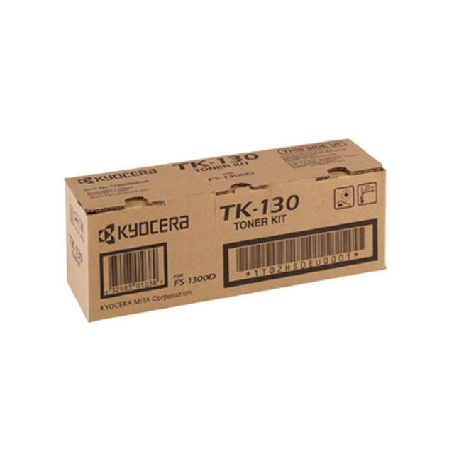 Картридж TK-130 Kyocera FS-1300D | 1300DN | 1028MFP | DP | 1128MFP, 290г, 7,2К | [оригинал] 1T02HS0EU0