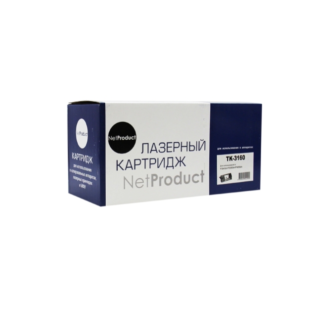 Тонер картридж NetProduct [TK-3160] для Kyocera P3045dn | P3050dn | P3055dn, 12,5K, с | ч | [качественный дубликат]