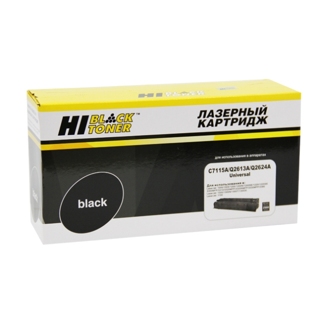 Картридж Hi-Black [C7115A | Q2613A | Q2624A] для HP LJ 1200 | 1300 | 1150, Универсальный, 2,5K | [качественный дубликат]