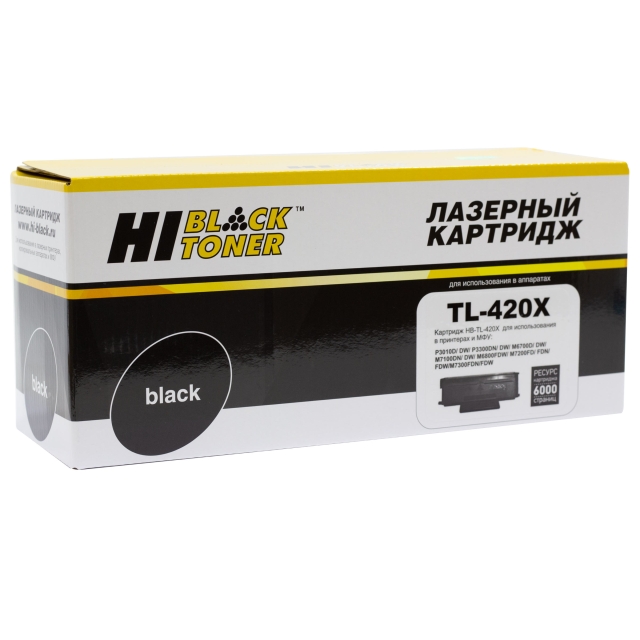 Тонер картридж Hi-Black [TL-420X] для Pantum M6700 | P3010, 6К | [качественный дубликат]