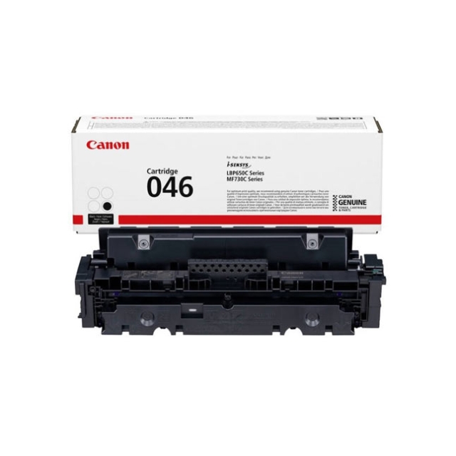 Тонер картридж 046 BK Canon i-SENSYS LBP650, MF730, 2,2К | [оригинал] черный 1250C002