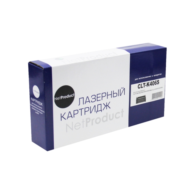 Тонер картридж NetProduct [CLT-K406S] для Samsung CLP-360 | 365 | 368 | CLX-3300 | 3305, Bk,1,5K | [качественный дубликат]