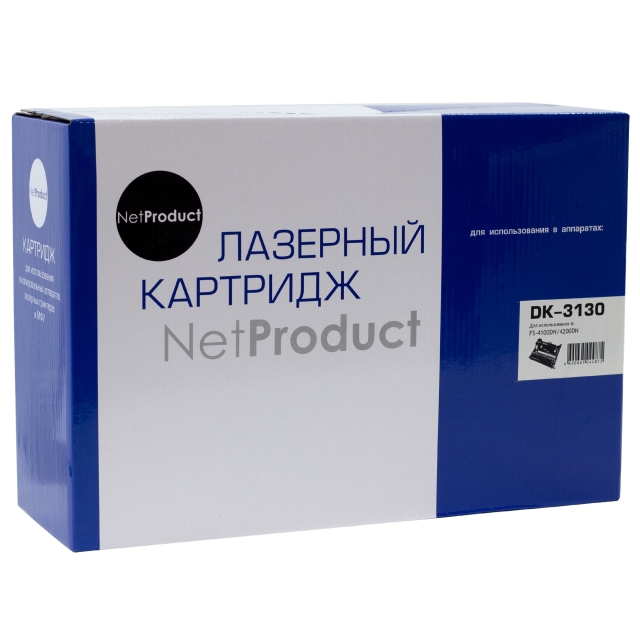 Drum | Драм картридж NetProduct [DK-3130] для Kyocera FS-4100DN | 4200DN, Восстановленный, 500К | [качественный дубликат]