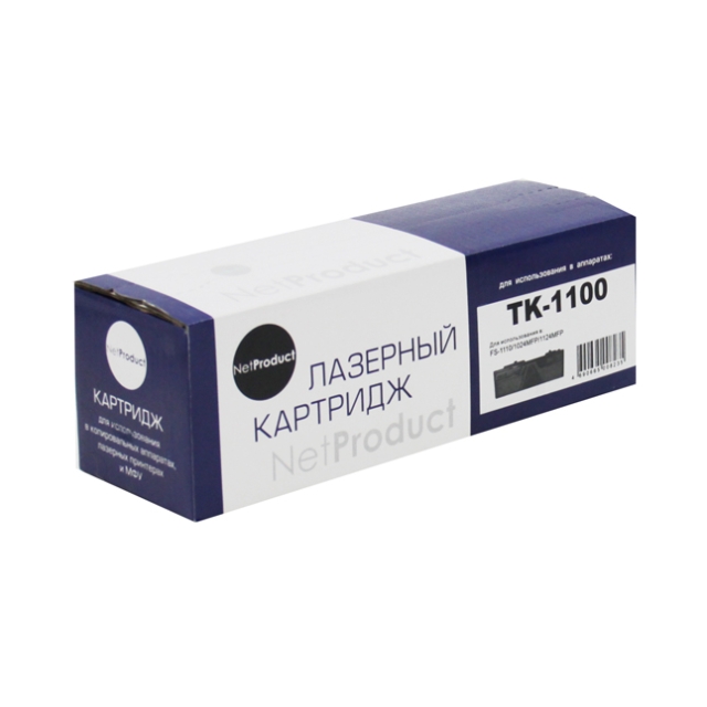 Тонер картридж NetProduct [TK-1100] для Kyocera FS-1024MFP | 1124MF | 1110, 2,1K | [качественный дубликат]