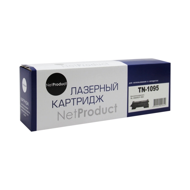 Тонер картридж NetProduct [TN 1095] для Brother HL-1202 | DCP1602, 1,5K | [качественный дубликат]