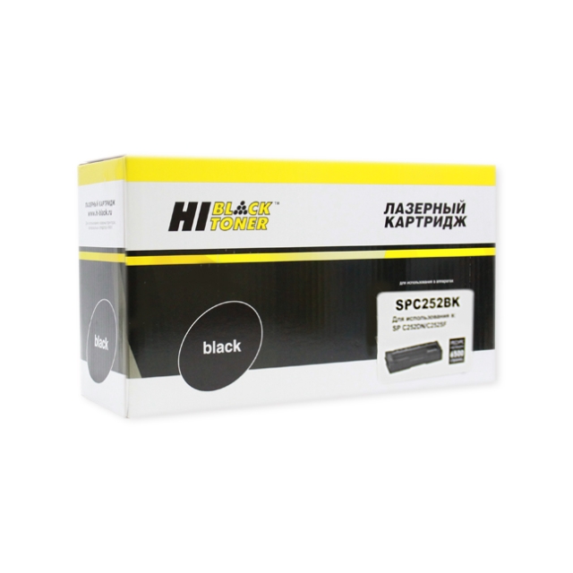 Картридж Hi-Black [SPC252Bk] для Ricoh Aficio SPC252DN | C252SF | SPC262DNw | SPC262SFNw, Bk, 6,5K | [качественный дубликат]