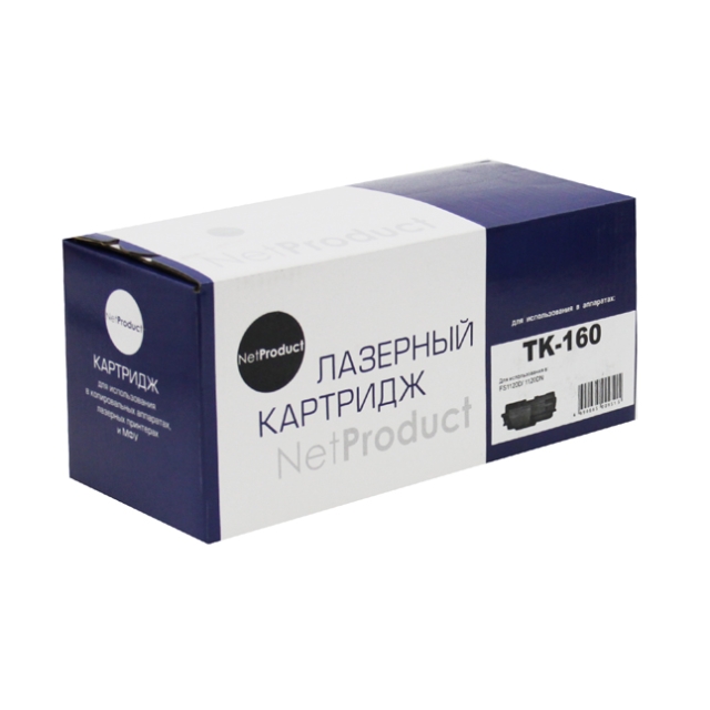 Тонер картридж NetProduct [TK-160] для Kyocera FS-1120D | ECOSYS P2035d, 2,5K | [качественный дубликат]